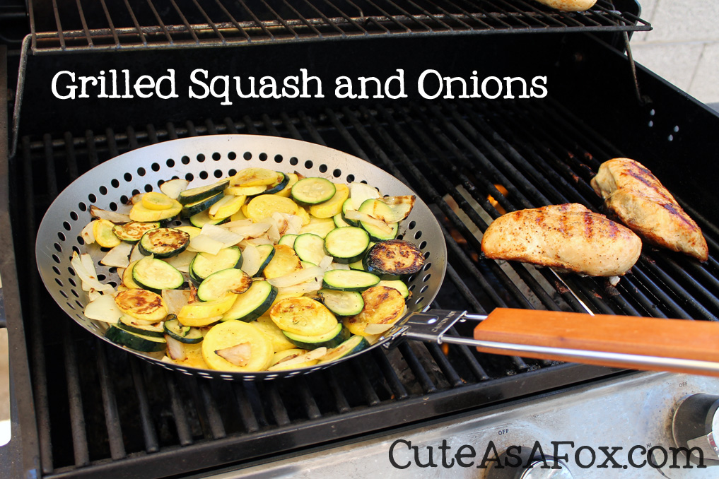 Grilled Squash and Onions