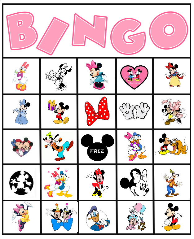 Disney Bingo Free Printable