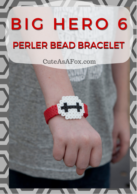 Big Hero 6 - Baymax Perler Bead Bracelet