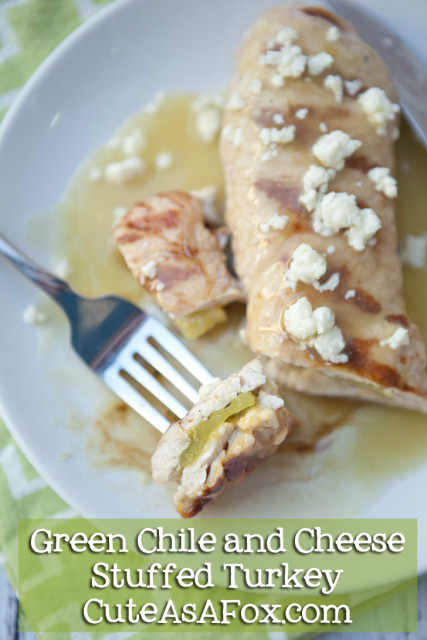 Green Chile and Cheese Stuffed Turkey Cutlets