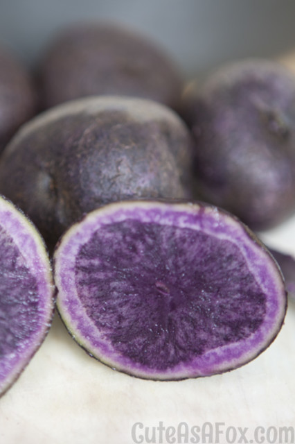 Inside Out Progressive Dinner - Purple Italian Potato Salad