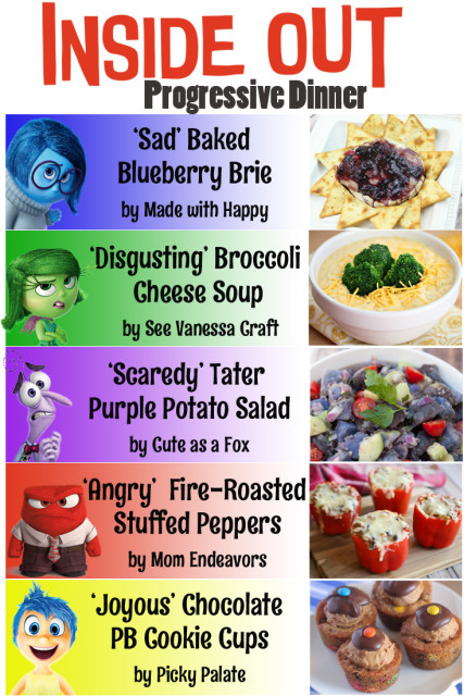 Inside Out Progressive Dinner - Purple Italian Potato Salad