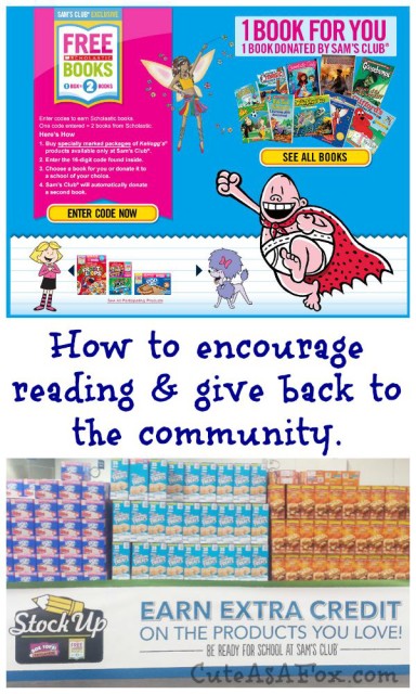 How to encourage reading and give back to the community. 