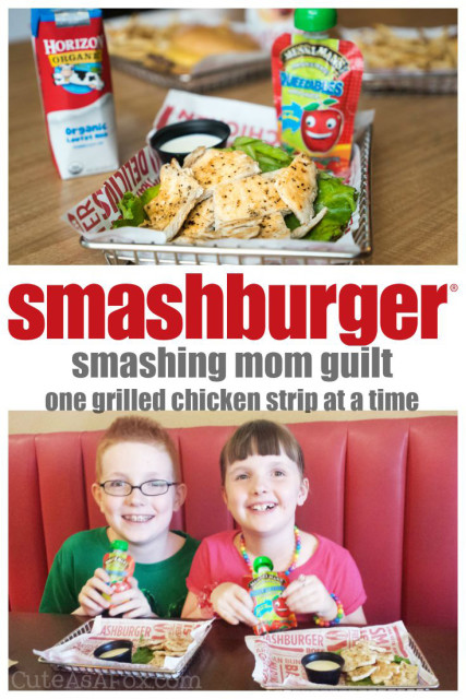 New Grilled Chicken Strip Kids Meals at Smashburger - smash mom guilt about eating out. 