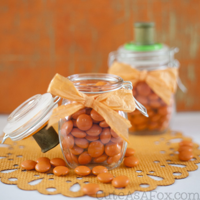 Quick & Easy Pumpkin Candy Jars