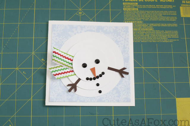 Quick and Easy Snowman Card