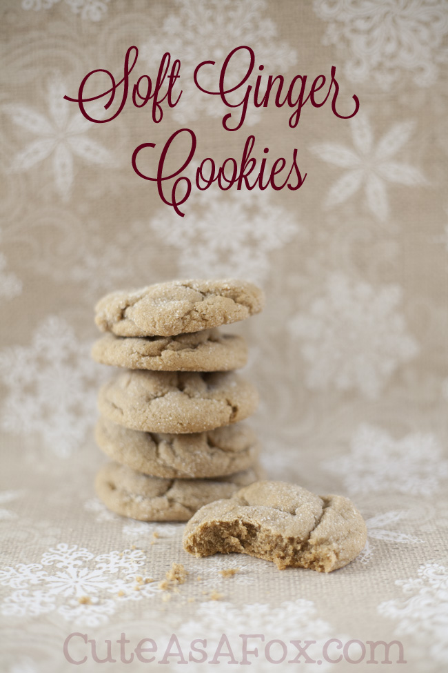 Big Soft Ginger Cookies - Perfect for Christmas