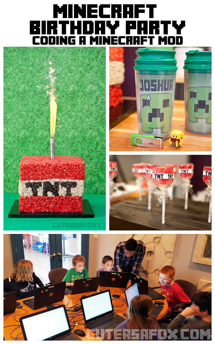 Plan an online Minecraft birthday party with Discover Coding