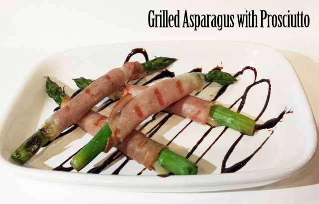 Carrabba's Grilled Asparagus with Prosciutto