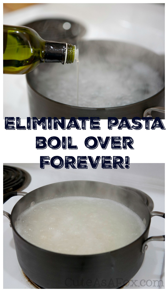 This one simple tip will keep your pasta from boiling over! 