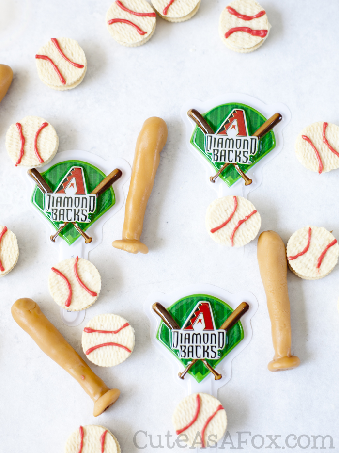 Arizona Diamondbacks baseball themed cupcakes are the perfect addition to any baseball party. 