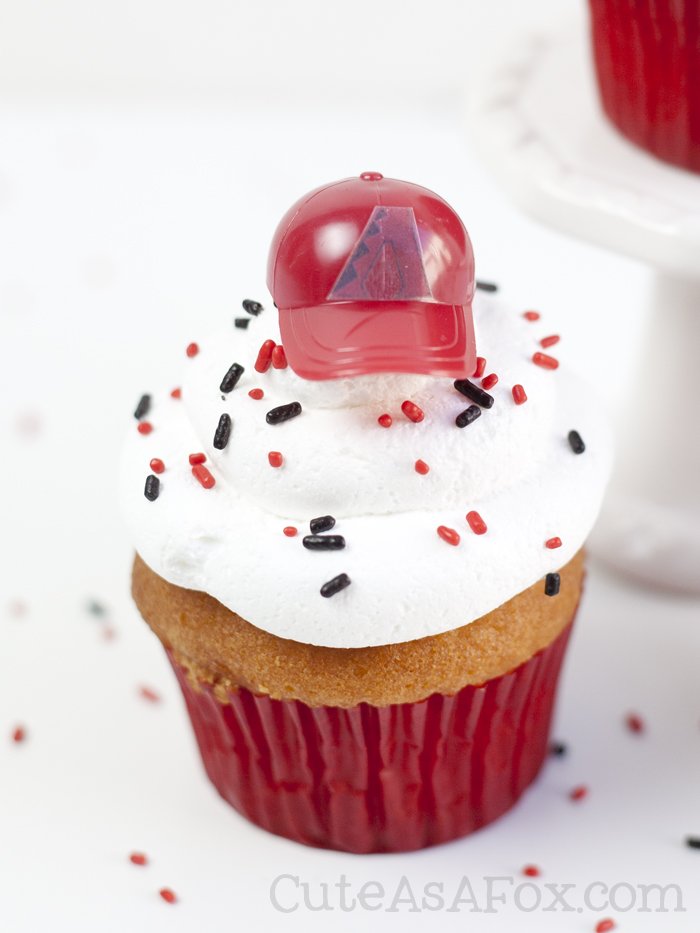 AZ Dbacks themed cupcake