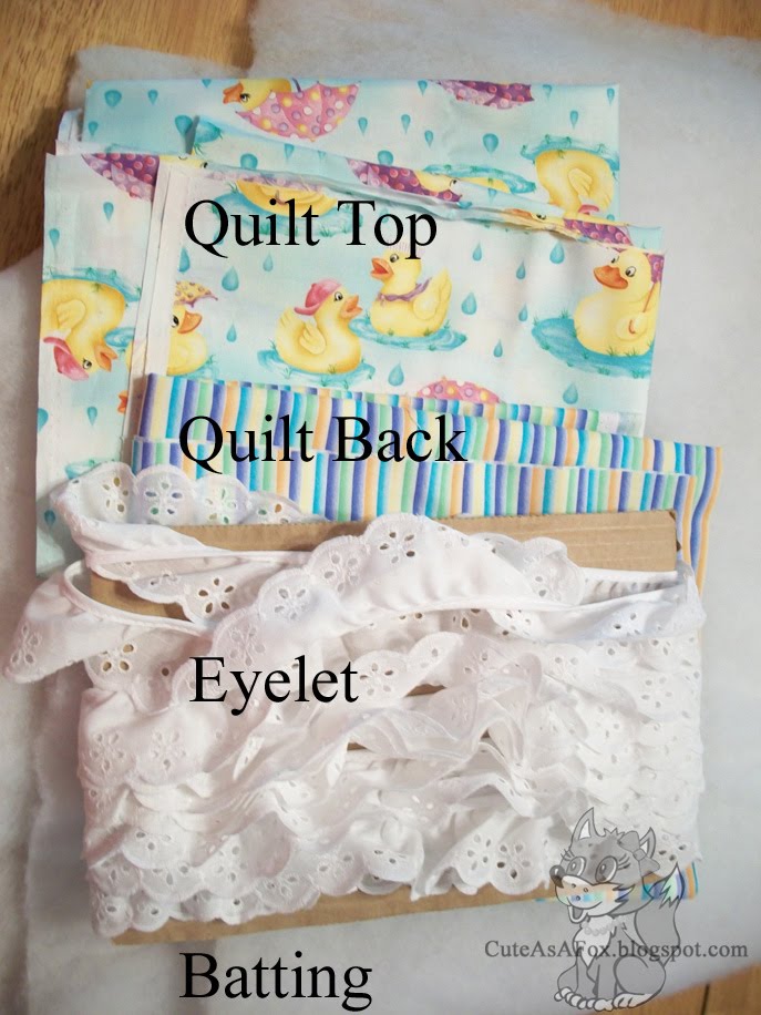 Easy Tied  Baby Quilt Tutorial **Revised