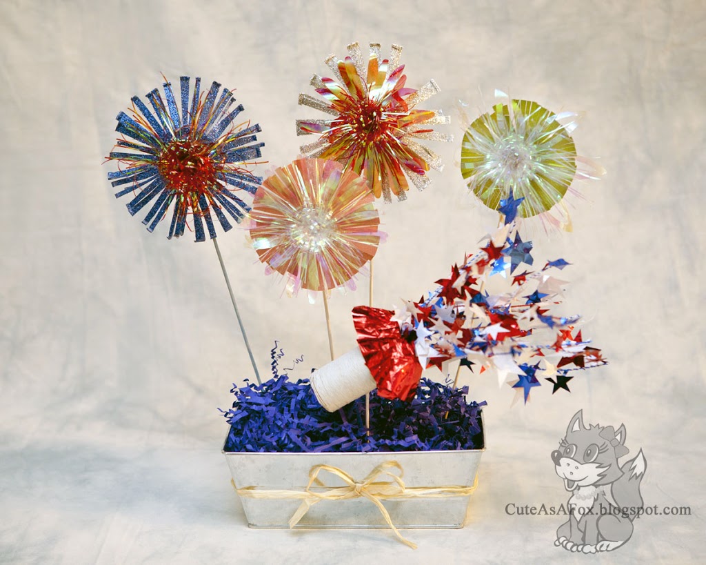 Fireworks Centerpiece and Christy’s Craft Challenge