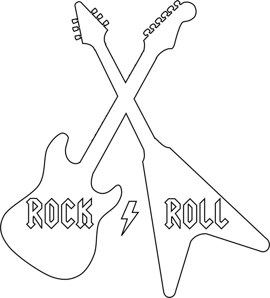 Rock & Roll Shirt w/ Template