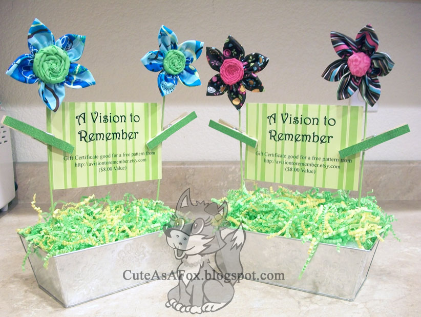 Fabric Flowers Part 2/ Certificate Planters