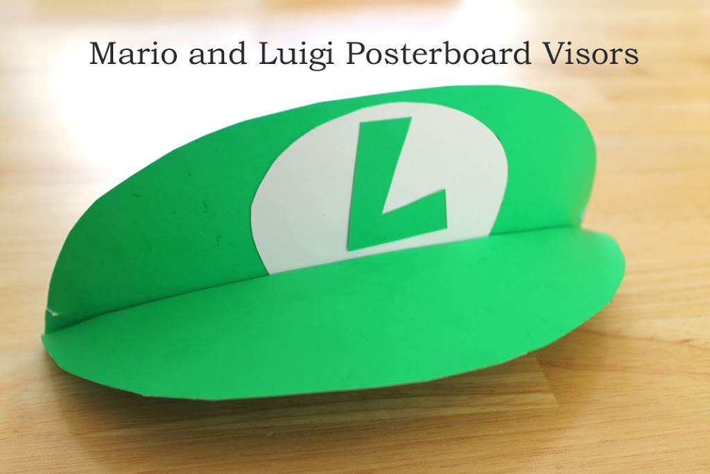 Mario and Luigi Poster board Visors Tutorial