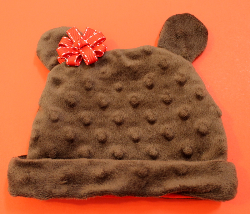 Minky Bear Hat