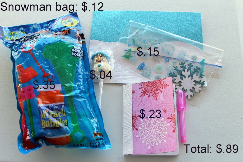 Tips for inexpensive goody bags
