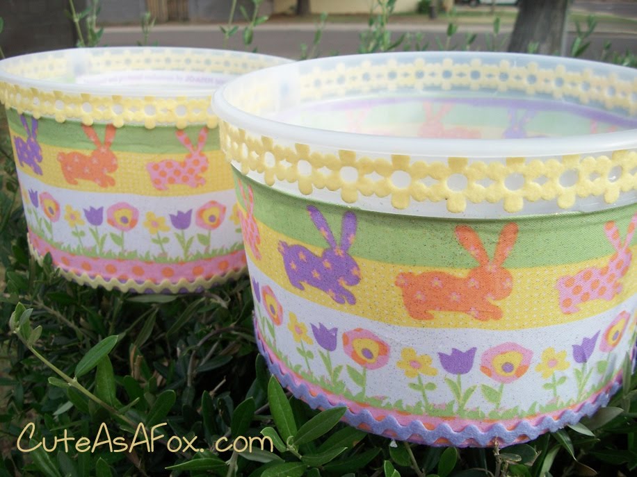 Friday Rewind: Upcycled Easter Baskets