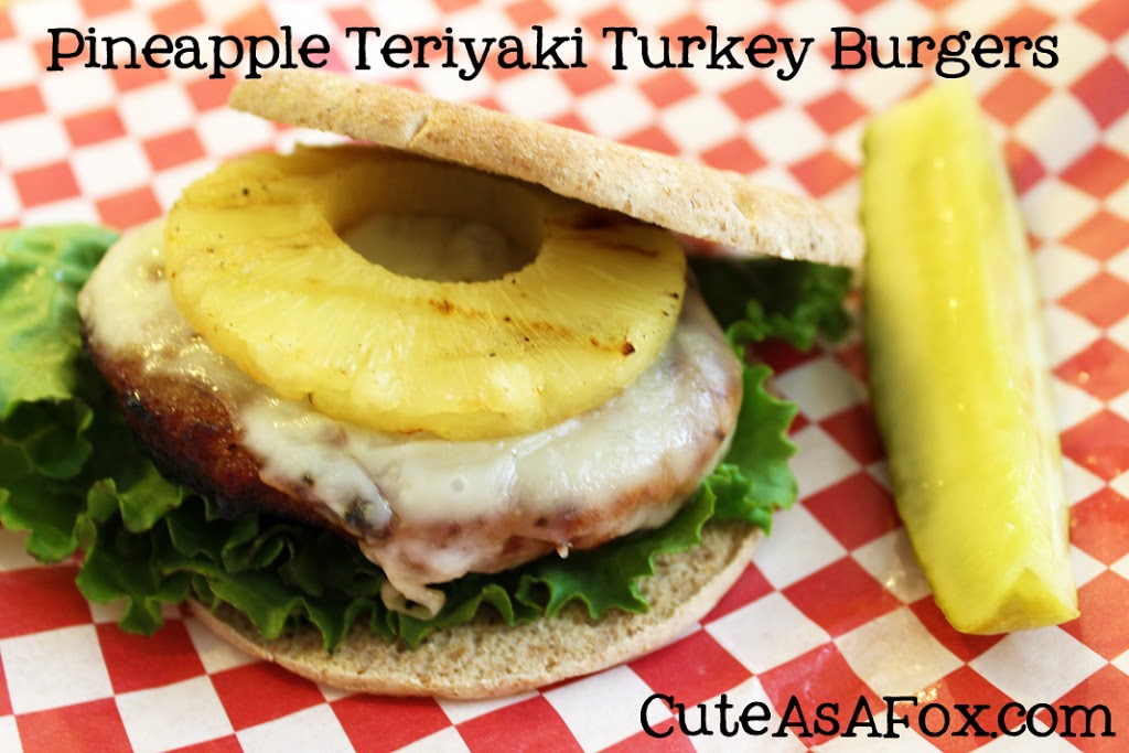 Pineapple Teriyaki Turkey Burgers