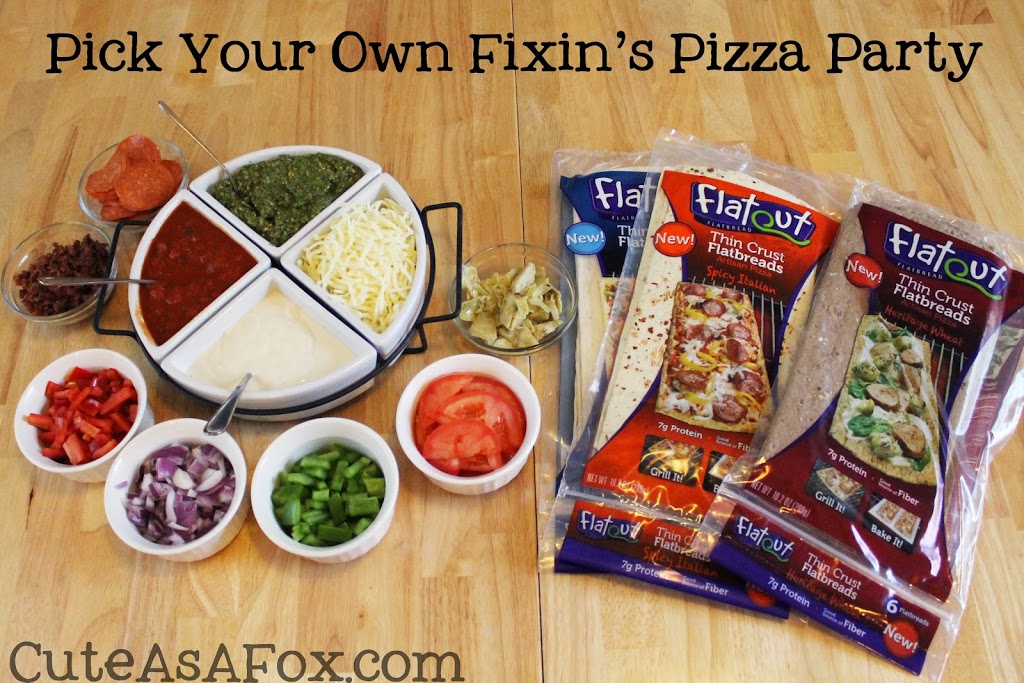 Pick Your Own Fixin’s Pizza Party + Two recipes