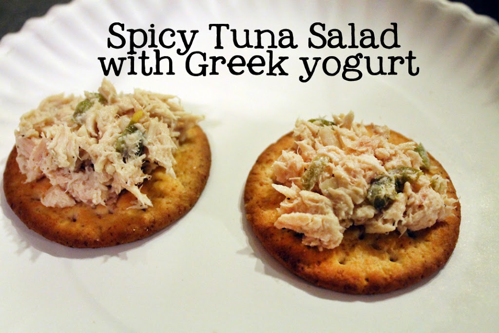 Spicy Tuna Salad with Greek yogurt taste test comparison