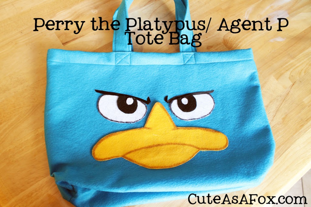 Perry the Platypus Tote Bag