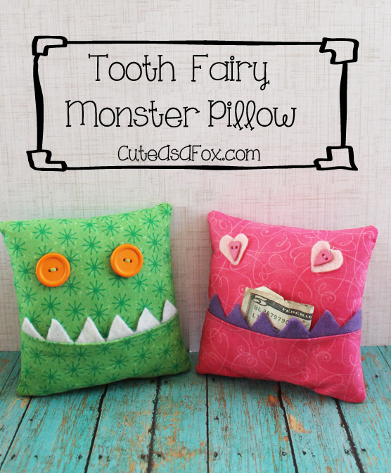 Tooth Fairy Monster Pillows
