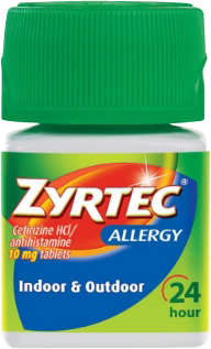 Combat Allergy Face with Zyrtec