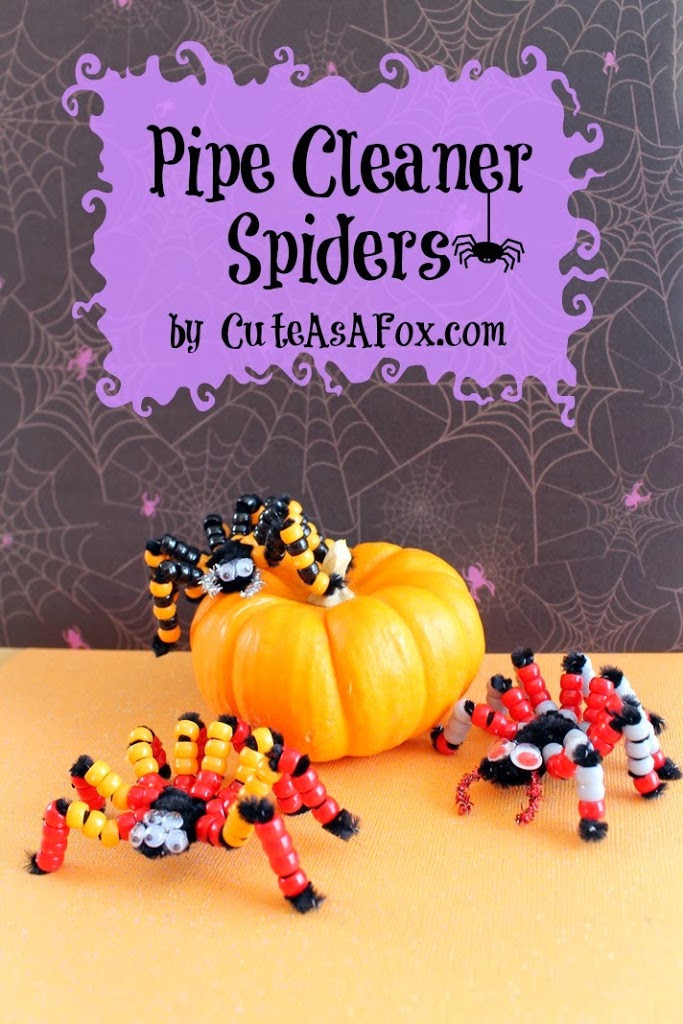 Beaded Pipe Cleaner Spiders
