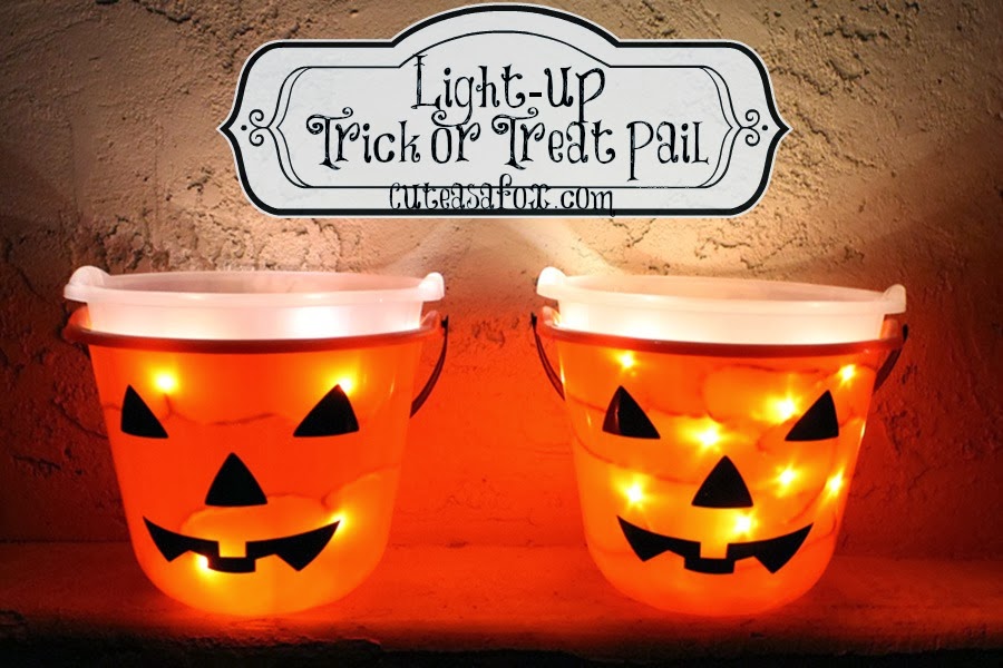 Light-up Trick or Treat Pail