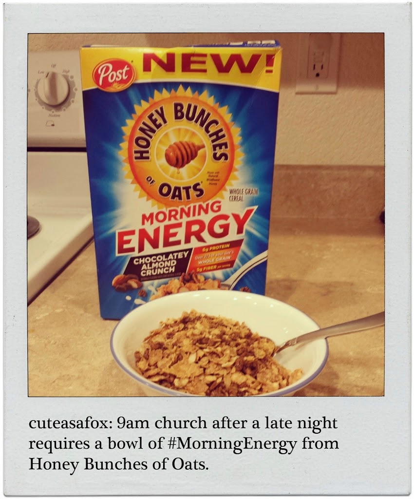 Fuel your morning with Honey Bunches of Oats Morning Energy