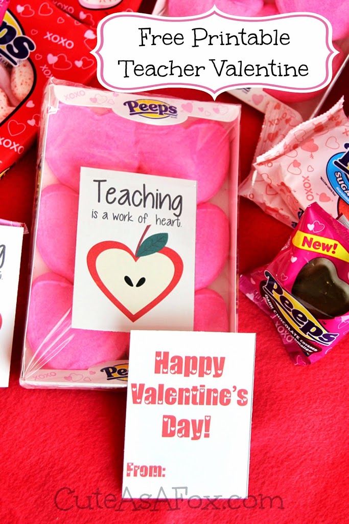 Teaching is a work of Heart – Teacher Valentines