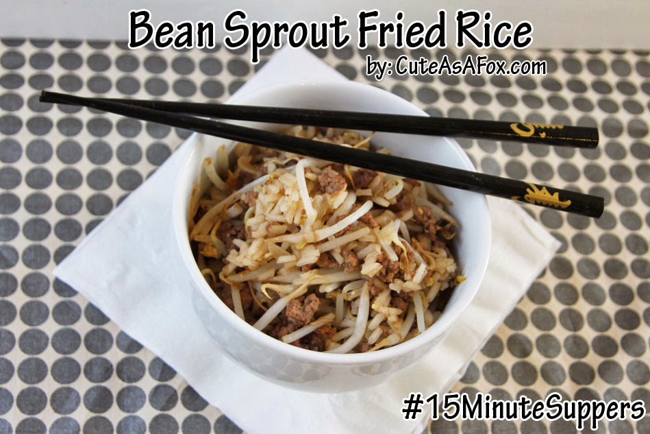 Bean Sprout Fried Rice #15MinuteSuppers