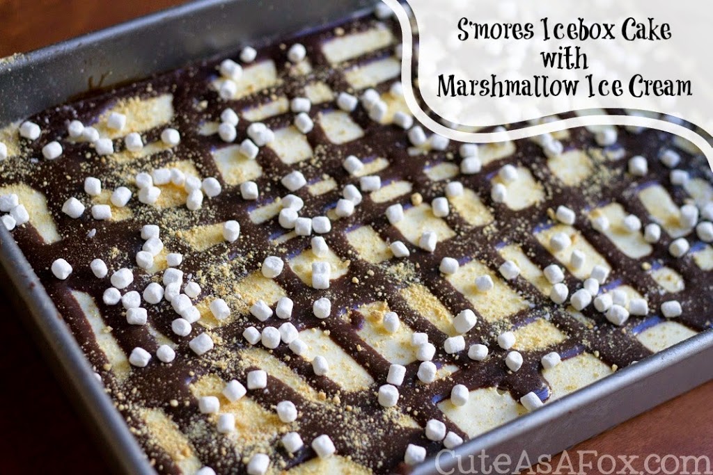 S’mores Icebox Cake with Marshmallow Ice Cream