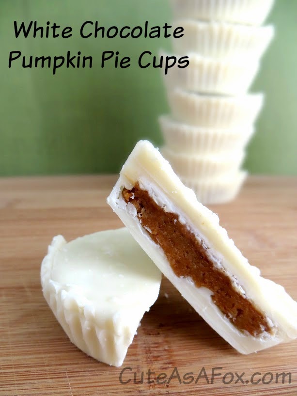 White Chocolate Pumpkin Pie Cups
