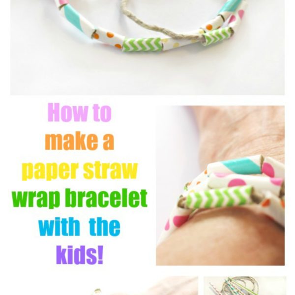 Paper Straw Wrap Bracelet – Crafts for Kids