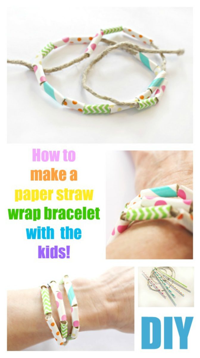 DIY: Bracelets using Drinking Straws - Recycling Project - Makoccino