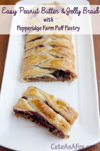 PB&J Braid with Pepperidge Farm Puff Pastry