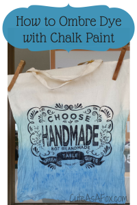 How to Ombre Dye with Chalk Paint