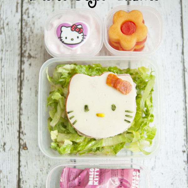 Hello Kitty Bento Lunch with Rubbermaid LunchBlox