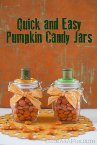 Quick & Easy Pumpkin Candy Jar
