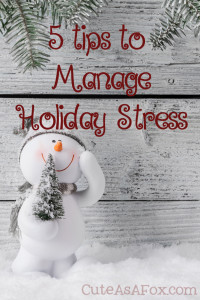 5 Tips to Manage Holiday Stress