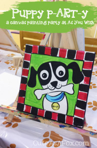 Puppy P-ART-Y: A canvas painting party